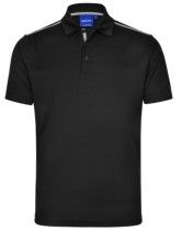 Men's Staten S/S Polo - Black/Ash 