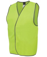Men's Hi Vis Safety Vest - Lime 